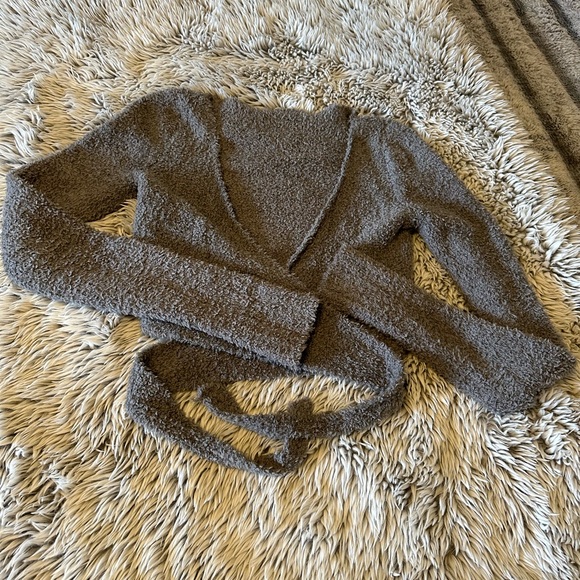 🥥SKIMS COZY LONG SLEEVE WRAP TOP!🥥 - Picture 1 of 4